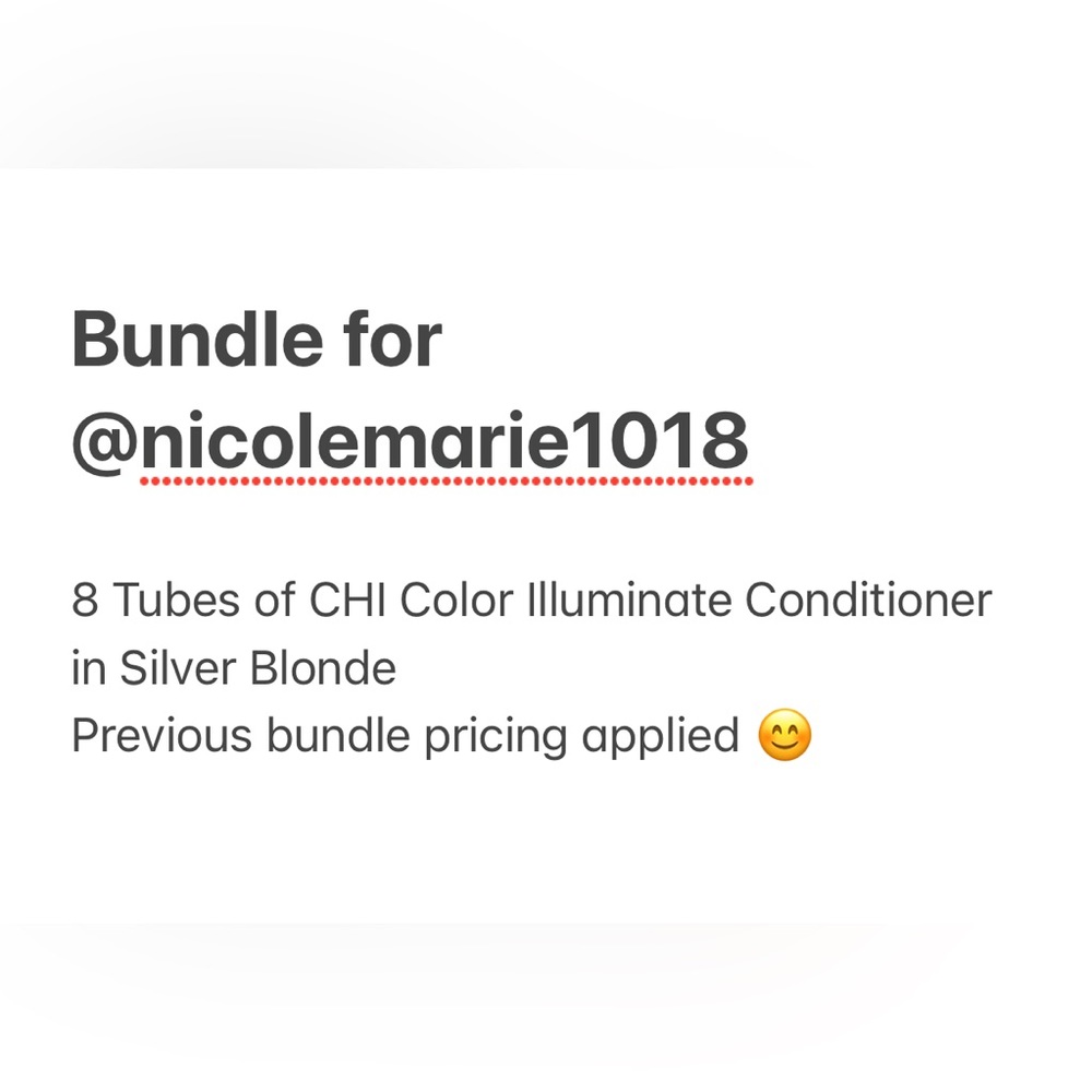 Custom bundle for @nicolemarie1018